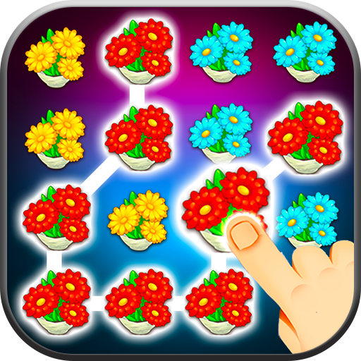 Flower Puzzle Game - Color Match Flower Games Free icon