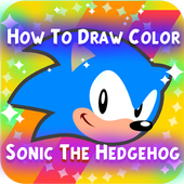 How To Draw Color Sonic The Hedgehog II Sega أيقونة