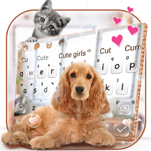 Cute Furry Dog Cat Keyboard icon