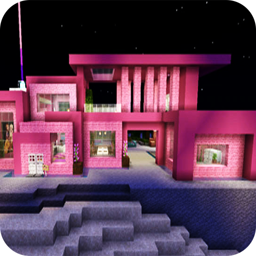 Pink Haouse Map For Minecraft icon