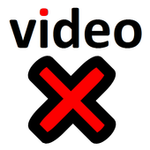 Video Of X Red icon