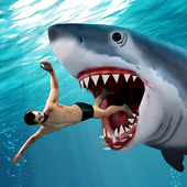 Angry Shark Attack Games icon