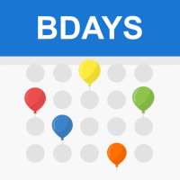 Birthday calendar reminder on 9Apps