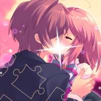 Romance Couple Anime - Hot Kiss Puzzle