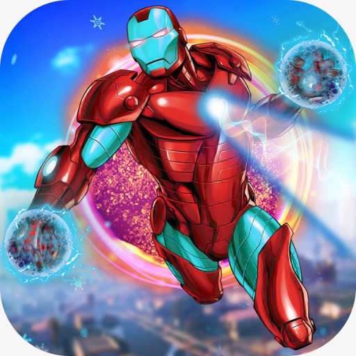 Robot Rope Hero - Firestorm Superhero Crime City icon