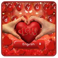 Romantic Love Heart Keyboard on 9Apps