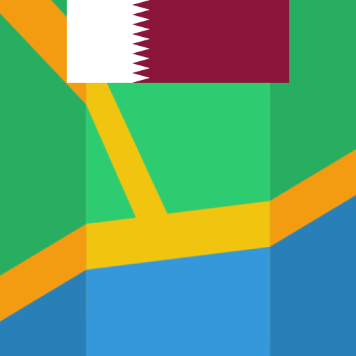 Doha Qatar Offline Map أيقونة