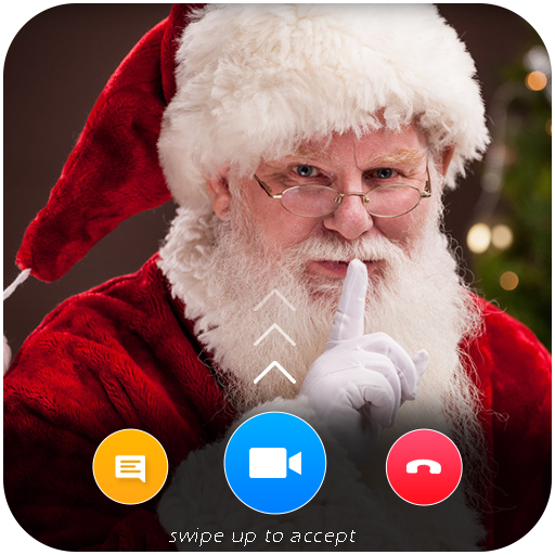 Santa Claus Video Calling &amp; Chat Simulator icon