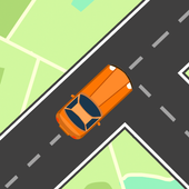 Crazy Rushing Car icon