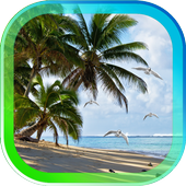 Пляж Тропики живые обои icon