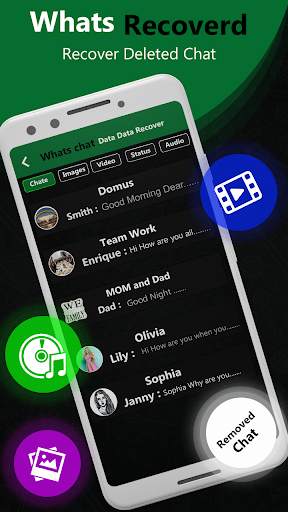 WhatsDelete : WhatsRemoved  View deleted messages screenshot 1