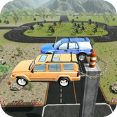 Chained Prado 3D: Cars Driver icon