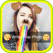 Write Snap Upload – Snap Text icon