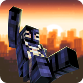Block Spider Hero in City icon