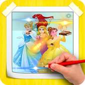 How to Draw Disney Princess Characters on 9Apps