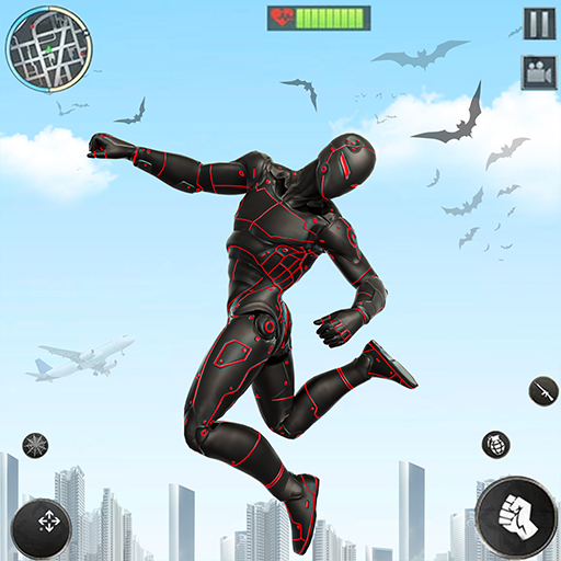 Black Spider: Spider Hero Game icon