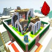 Modern Redstone House - Mapa de Minecraft Pe icon