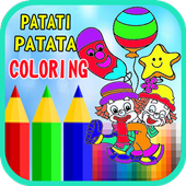 Coloring for patati game icon