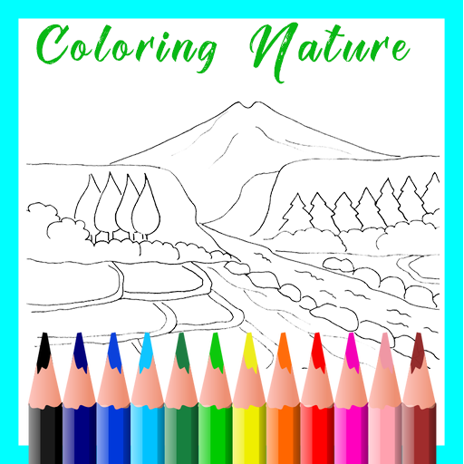 Coloring Beautiful Nature: Kid icon