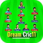 Dream Cric11 for Dream11 team prediction news tips icon