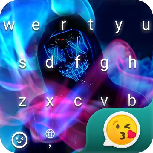 Colorful Smoke Live Keyboard Theme for Rockey icon