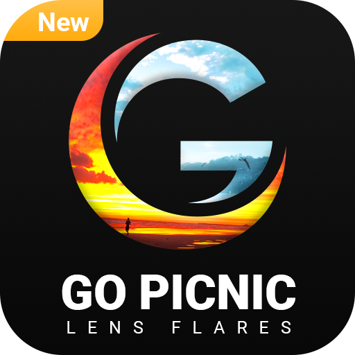 GO Picnic, photo editor : sky overlay, lens flare icon