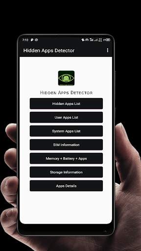 Hidden Apps Finder- Spy Apps D स्क्रीनशॉट 1