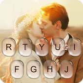 Love Photo Background Keyboard Theme أيقونة