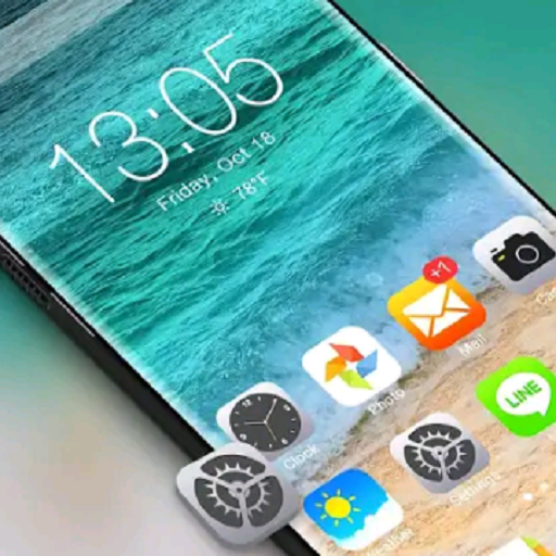 Launcher For iphone 8 - iOS Launcher 13 icon