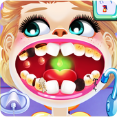 Dental doctors kids game icon