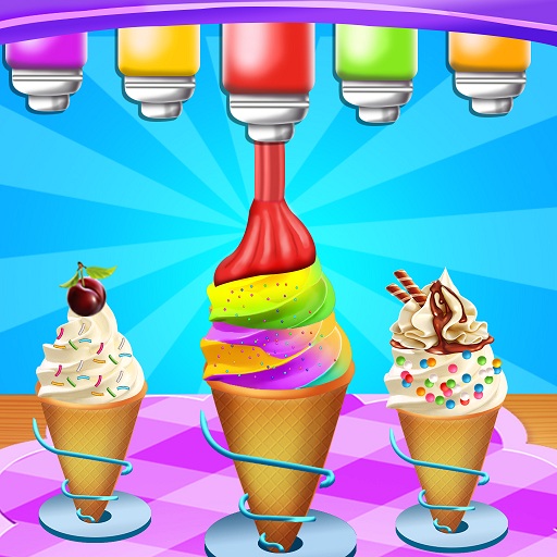Ice Cream Cone Maker Factory: Ice Candy Games icon