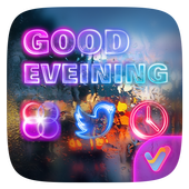 Good Evening V Launcher Theme icon