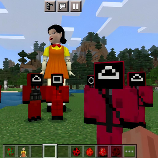 Mod Squid Game Glass Bridge Minecraft PE Skins icon