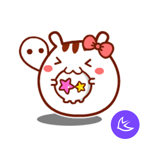 Cute baby xixi -APUS Launcher theme icon