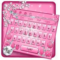 Pink Diamond Princess Keyboard Theme on 9Apps