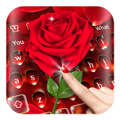 Luxury Red Rose Keyboard icon