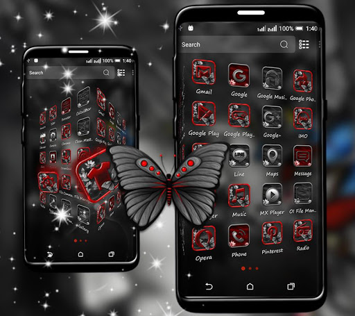 Abstract Girl Launcher Theme screenshot 4