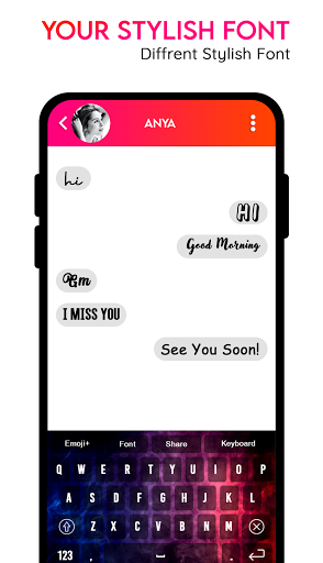 Fonts Keyboard - Stylish Fonts & Emojis screenshot 4