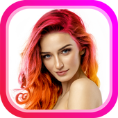 Hair Color Camera Editor أيقونة