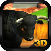 Angry Bull Fighting Game - Jungle Adventures 🐂 icon