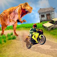 Bike Racing Dino Adventure 3D: Dino Survival Games