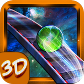 Ball Rolling on Colorful Road Speed Bouncing Jumps icon