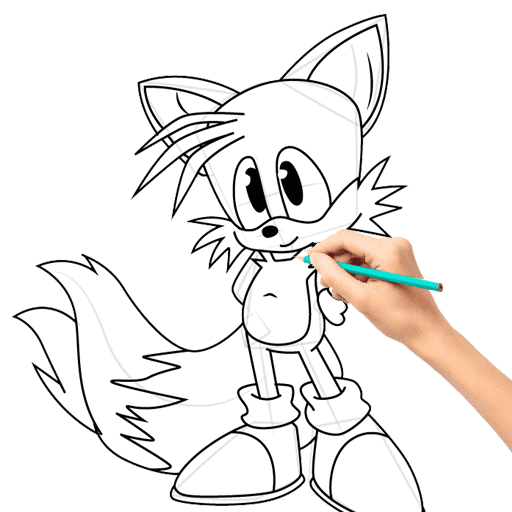 How to draw cartoon and comics icon