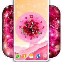 Analog Clock Themes 🌺 Girly 4K Live Wallpaper on 9Apps