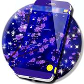 Pink Flower SMS आइकन