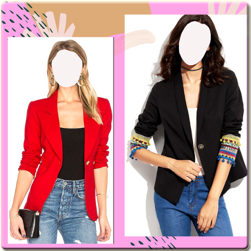 Women Blazer Photo Suit icon