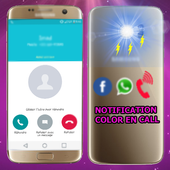 Notification flash led android icon