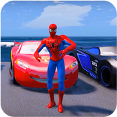 Superheroes Car Stunt Racing Games icon