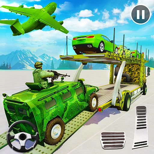 Army Car Transporter 2019 : Airplane Pilot Games icon