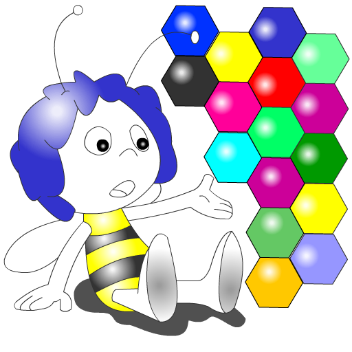 Bee Coloring Game Animals icon